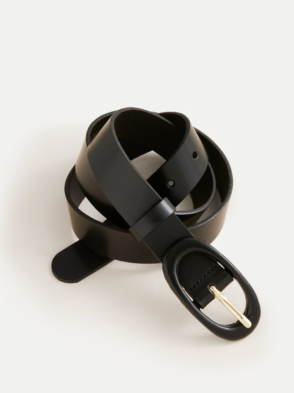 Tonal belt in leather - Picture 1 of 4